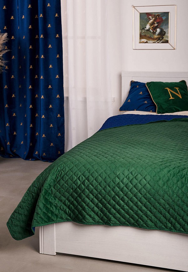 Moroshka Покрывало - двустороннее бархатное стеганое Zolotoy Roy 220х240 см - фото 6