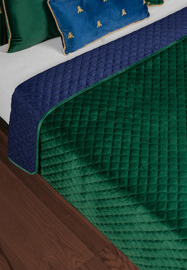 Moroshka Покрывало - двустороннее бархатное стеганое Zolotoy Roy 220х240 см - фото 1