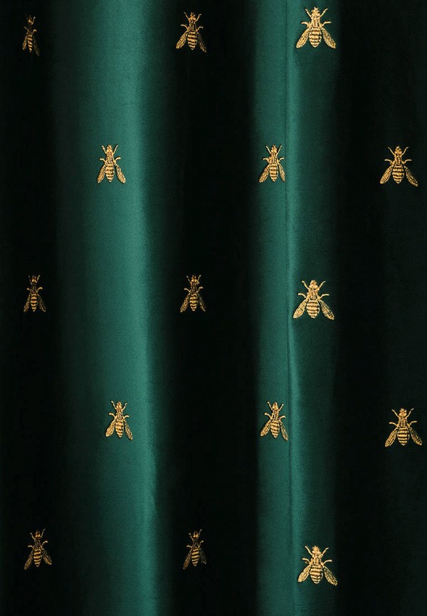 Moroshka Штора - бархатная с вышивкой Zolotoy Roy 160х270 см - фото 2