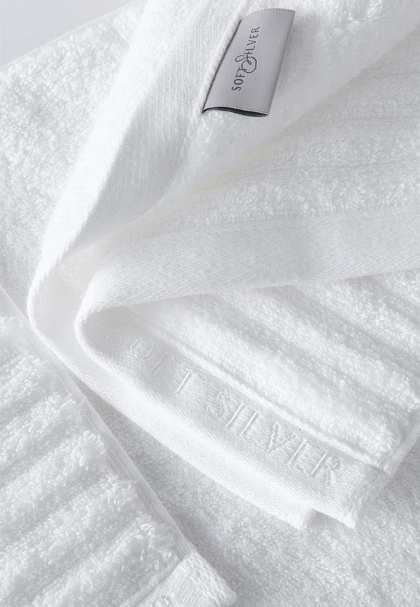 Soft Silver Полотенце - 30х50 см, Антибактериальное, Альпийский снег - фото 3