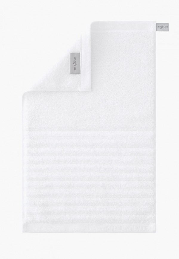 Soft Silver Полотенце - 30х50 см, Антибактериальное, Альпийский снег - фото 1