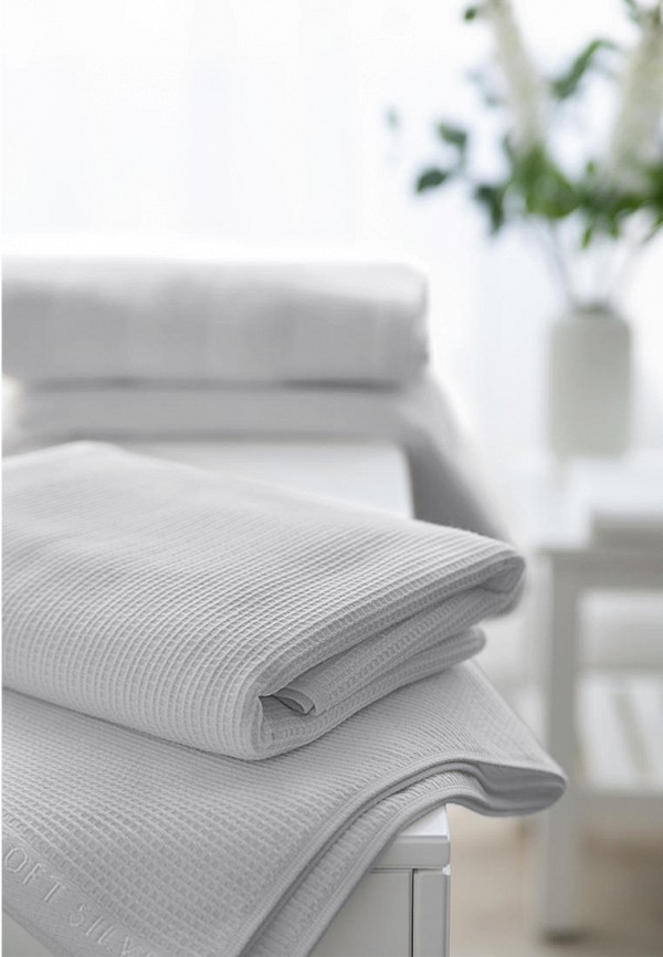 Soft Silver Полотенце - с массажным эффектом, 65x140 см, Антибактериальное, Благородное серебро - фото 2