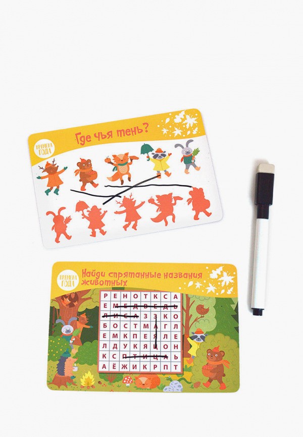 Дрофа-Медиа Игра настольная - IQ Box. Развивающие карточки. Времена года. В лесу - фото 4