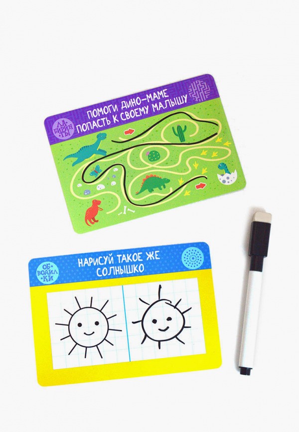 Дрофа-Медиа Игра настольная - IQ Box. Развивающие карточки. Лабиринты. Обводилки - фото 4