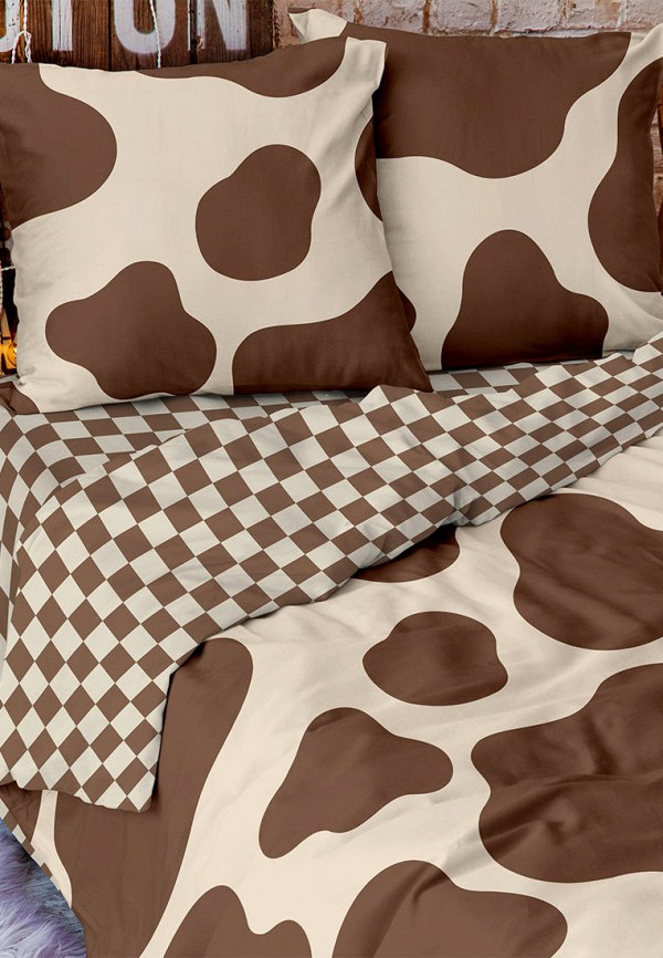Crazy Getup Постельное белье 2-спальное - 70х70 Beige Cow - фото 4