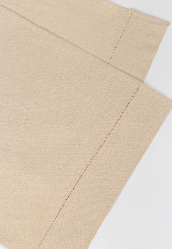 Bellehome Скатерть-дорожка - Sand однотонная 40х160 хлопок/лен - фото 4