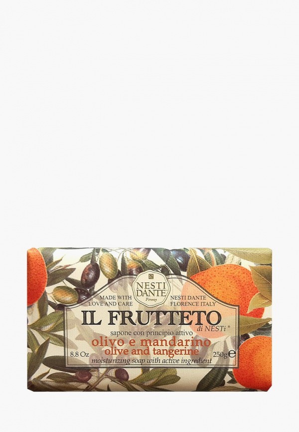 Nesti Dante Мыло твердое - Pure olive & Tangerine / Оливковое масло и мандарин 250 г - фото 1