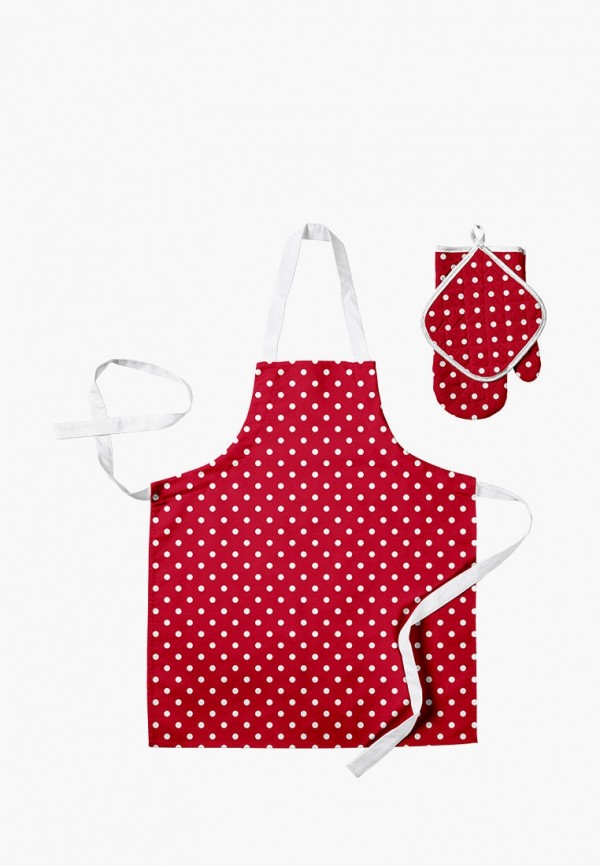 Mia Cara Набор кухонного текстиля - (прихватка 18х18 см, прихватка-рукавица 18х28 см, фартук 60х70 см) - фото 1