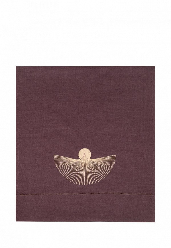 Bellehome Скатерть-дорожка - Black mistery с вышивкой 40х160 хлопок/лен - фото 2