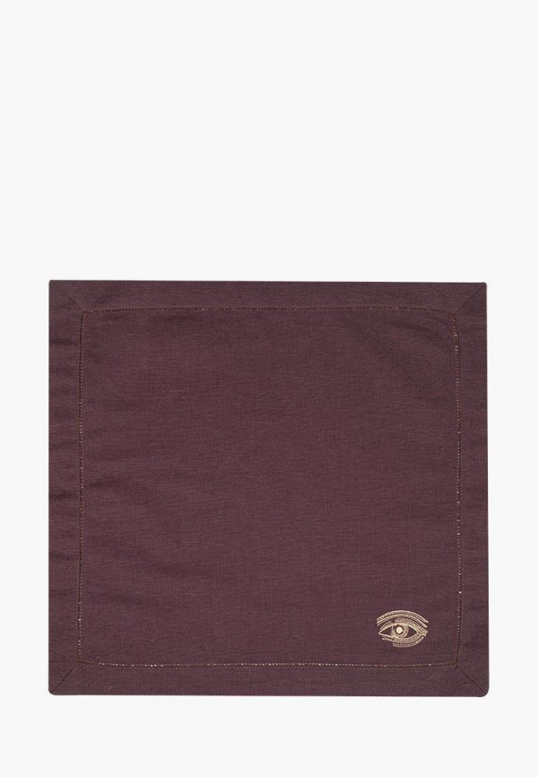 Bellehome Комплект салфеток сервировочных - Black Mistery с вышивкой 4 шт. хлопок/лен - фото 4