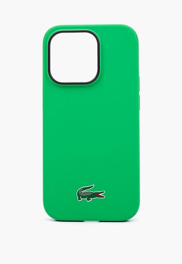Lacoste Чехол для iPhone - 14 Pro, силиконовый Liquid Silicone, с магнитами MagSafe - фото 1