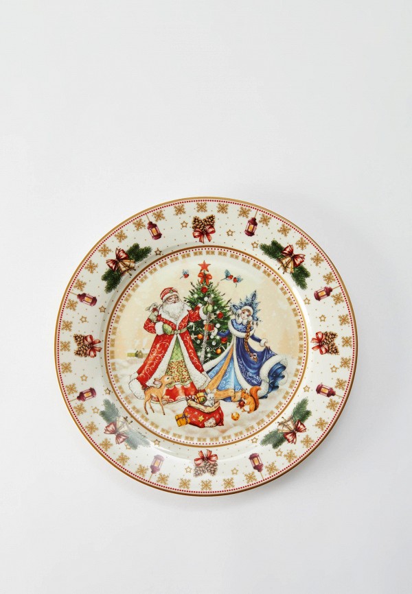 Lefard Тарелка - "Дед Мороз и Снегурочка" 27 см - фото 1