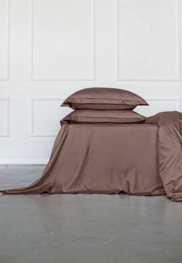 Bellehome Простыня 2-спальная - Shiny Mokko 200х220 тенсель-премиум - фото 1