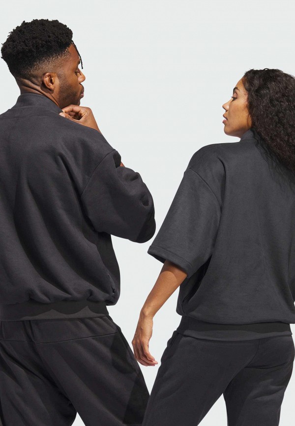 adidas Олимпийка - Basketball Sueded 3/4 Half-Zip - фото 2