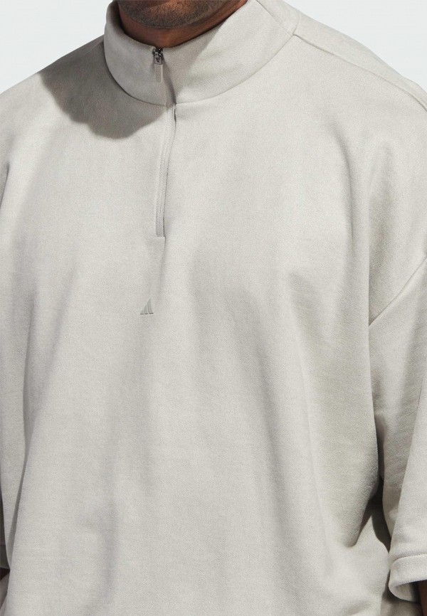 adidas Олимпийка - Basketball Sueded 3/4 Half-Zip - фото 4