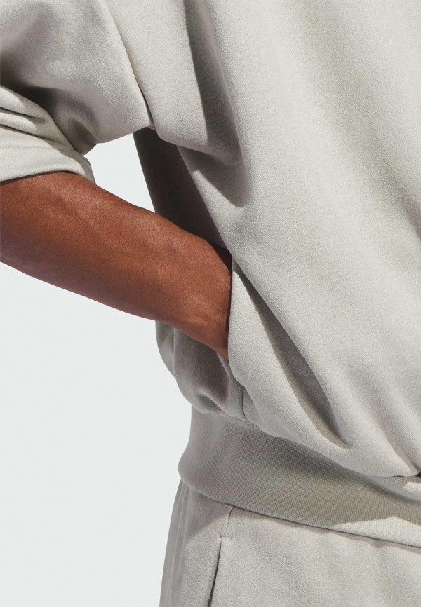 adidas Олимпийка - Basketball Sueded 3/4 Half-Zip - фото 5