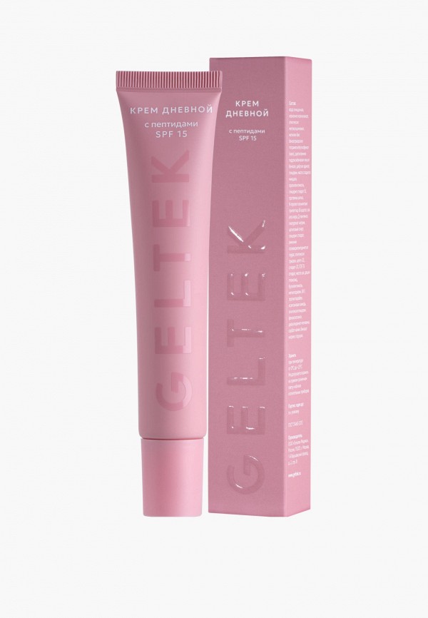 Гельтек Крем для лица дневной - увлажняющий, с пептидами - фото 1