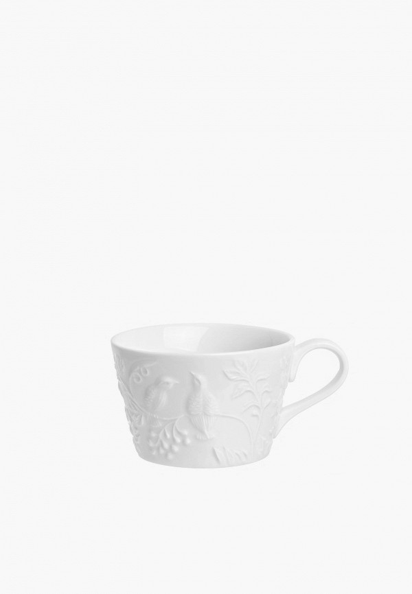 Elan Gallery Чашка с блюдцем - 360 мл Птички на ветке - фото 5