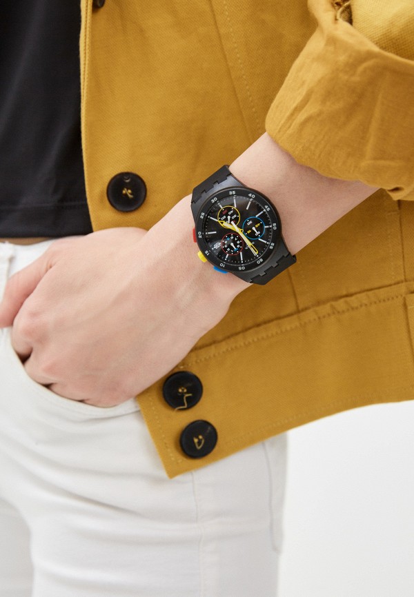 Swatch BLACK ONE MP002XU02UA9 Lamoda