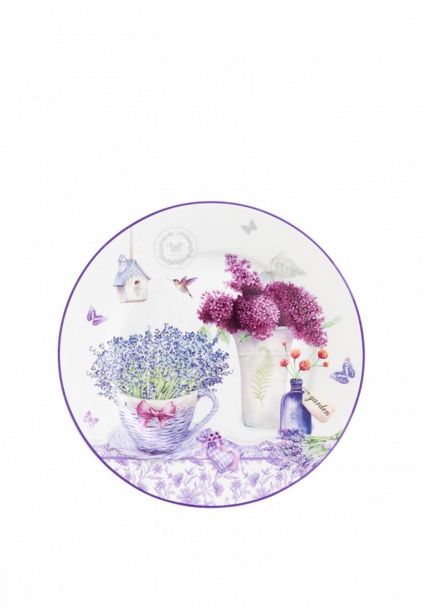 Elan Gallery Набор тарелок - 2 предмета 19х19х2 см Лаванда - фото 3