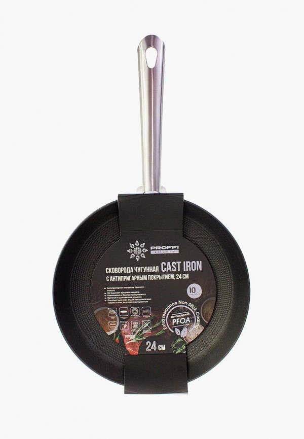 Proffi Kitchen Сковорода - CAST IRON 24 см - фото 3