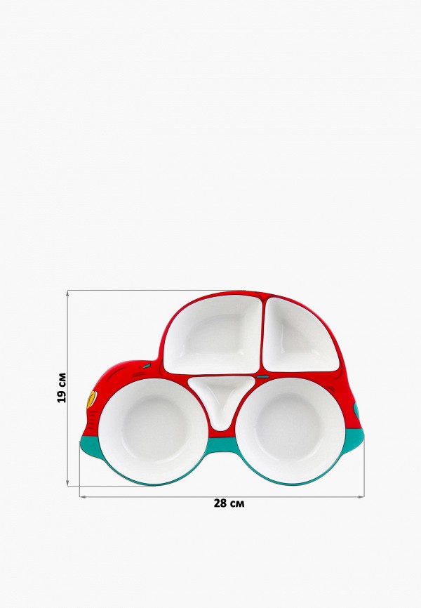 Elan Gallery Менажница - 28х19х3,6 см Машина, из 5 секций - фото 2