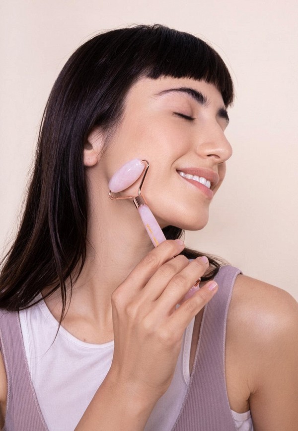 Grace and Stella Роллер для лица - двусторонний, из розового кварца - фото 4