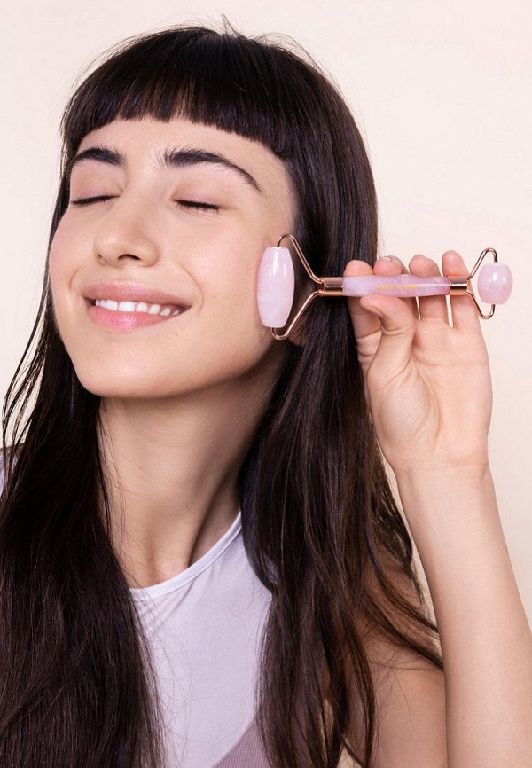 Grace and Stella Роллер для лица - двусторонний, из розового кварца - фото 6