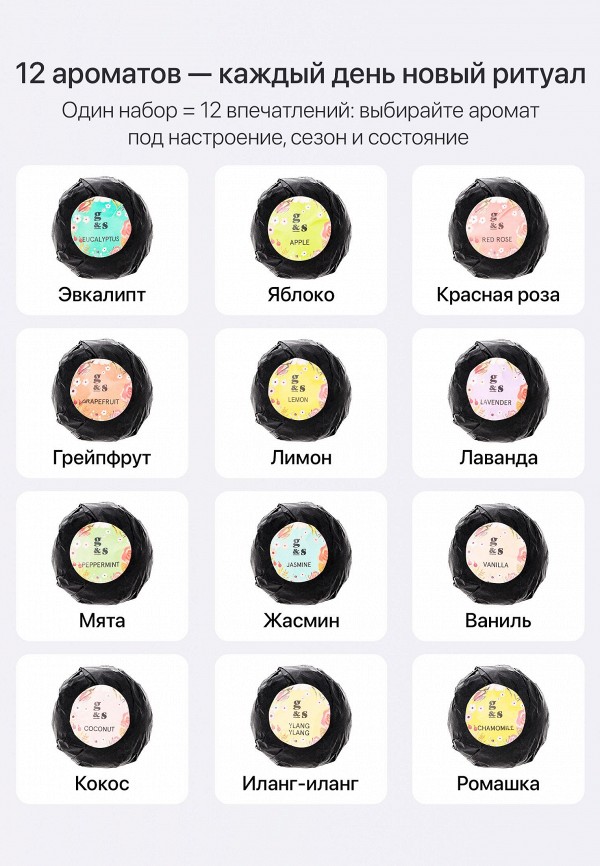Grace and Stella Комплект бомбочек для ванны - в подарочном формате - фото 4