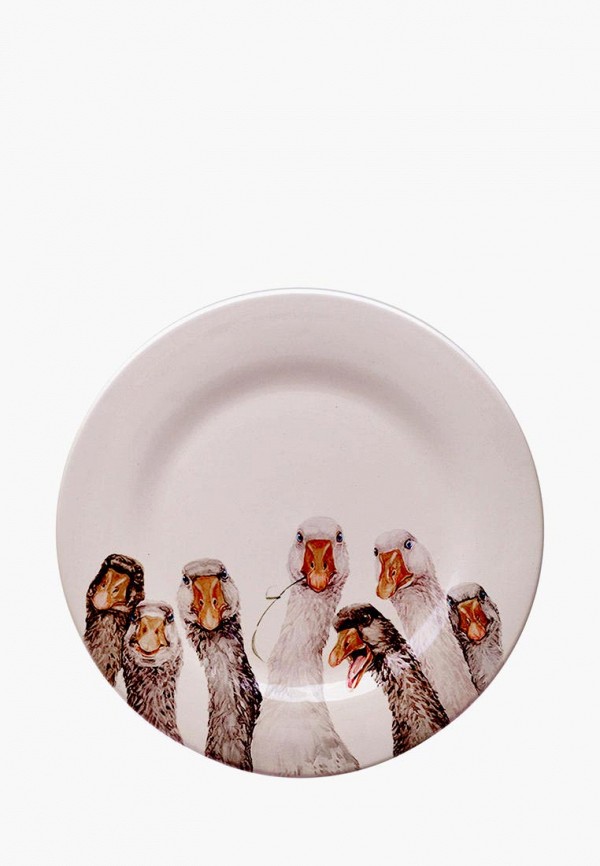 Счастье в мелочах Тарелка - "Гуси", 20 см - фото 1