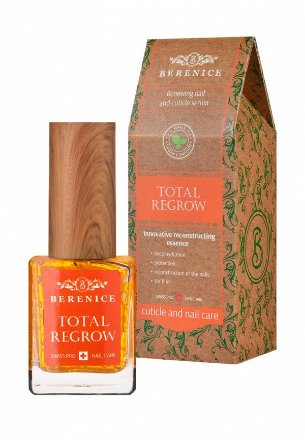 Berenice Средство для ногтей и кутикулы - обновляющая сыворотка, Nail&cutic Serum «Total Regrow», 15 г - фото 1