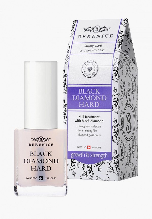 Berenice Средство для укрепления ногтей - с частицами черного алмаза - фото 1