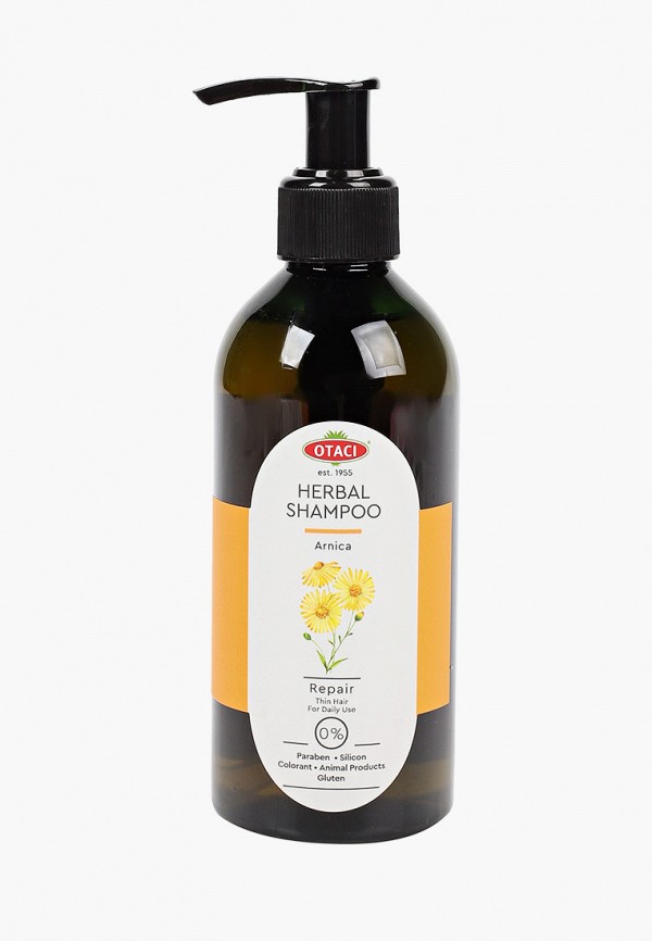 Otaci Шампунь - Уплотняющий травяной для создания объема с арникой. Провитамин B5, 250 мл - фото 1