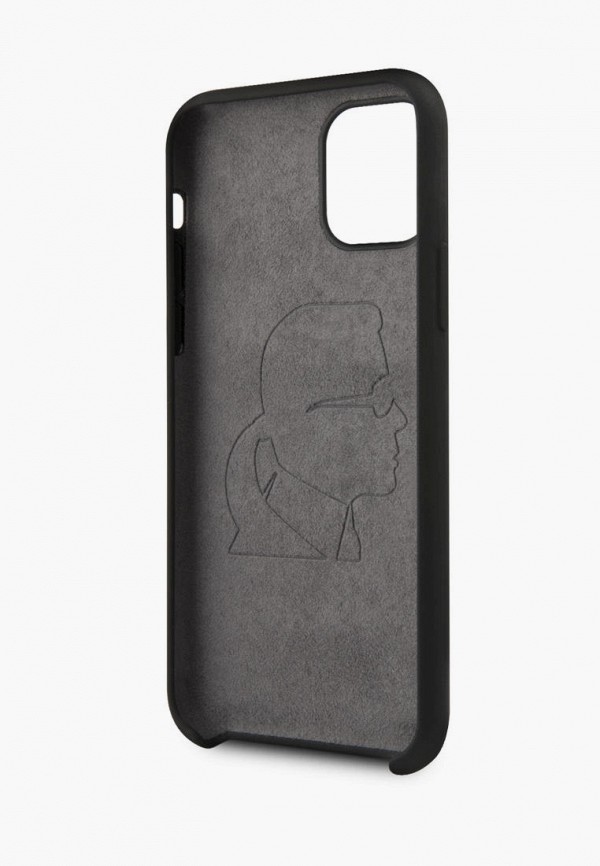 Karl Lagerfeld Чехол для iPhone - 11 Pro, Liquid silicone Iconic Karl Hard - фото 2
