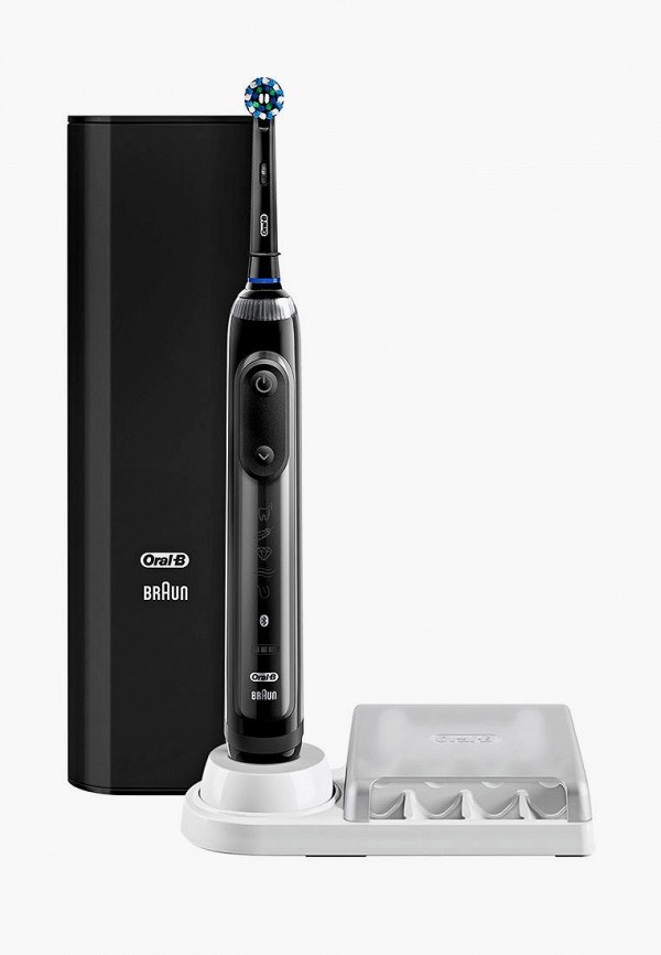 Oral B Электрическая зубная щетка - Genius X 20000N Black, с таймером - фото 1