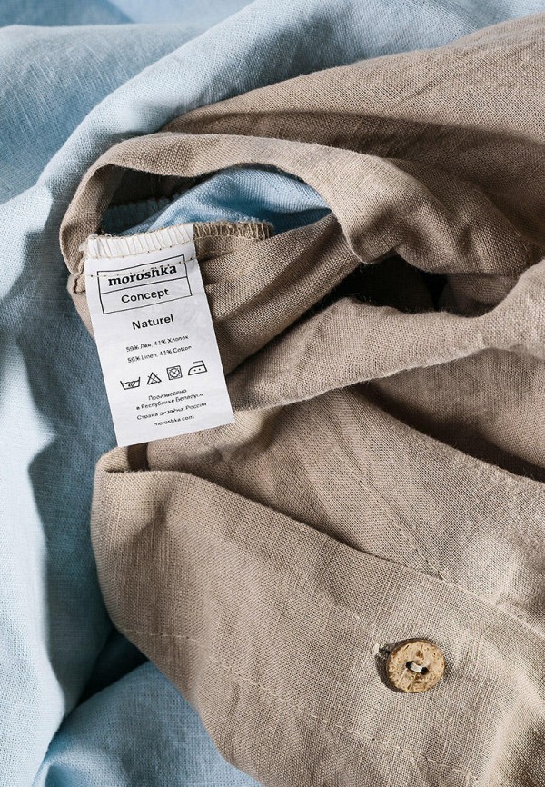 Moroshka Пододеяльник 2-спальный - Naturel 180x220 см - фото 2