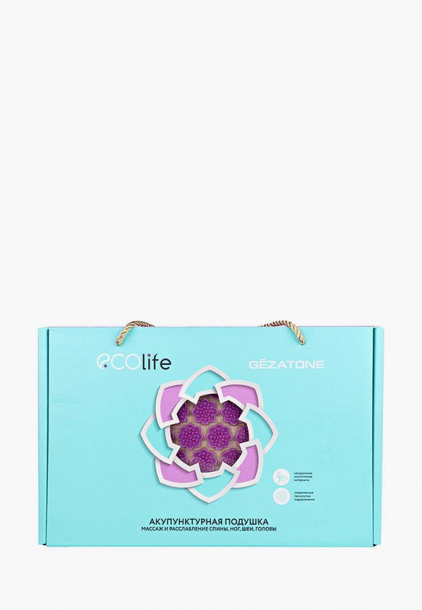 Gezatone Массажер для тела - коврик акупунктурный 72х42 см фиолетовый EcoLife - фото 1
