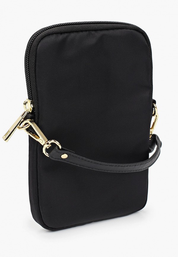 Guess Сумка - Nylon phone bag with Triangle metal logo Black - фото 2