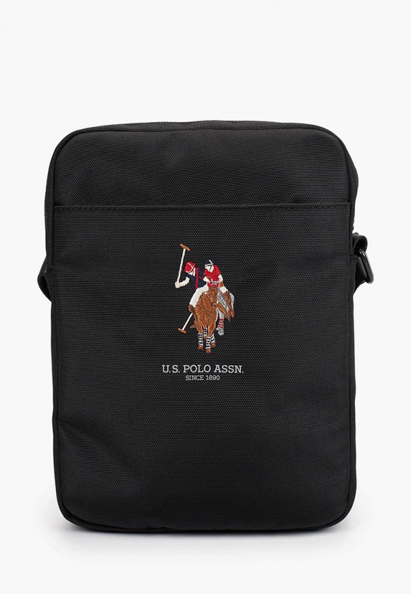 U.S. Polo Assn. 10 Tablet Bag Double horse Black MP002XU03XD7 Lamoda
