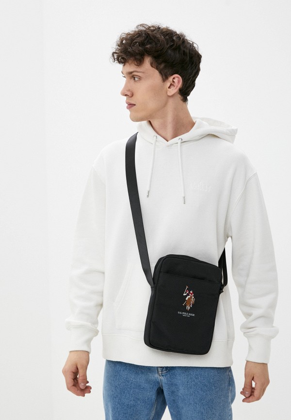 U.S. Polo Assn. Сумка - 10" Tablet Bag Double horse Black - фото 4