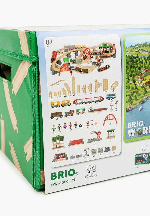 Brio Конструктор - "Железная дорога", 87 элементов - фото 2