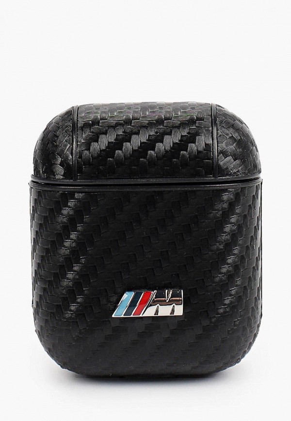 BMW Чехол для наушников - Airpods, M-collection PU carbon effect with metal logo Black - фото 1