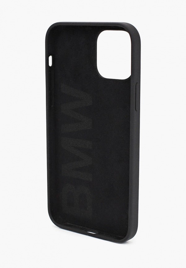 BMW Чехол для iPhone - 12/12 Pro (6.1), Signature Liquid silicone Laser logo Black - фото 2