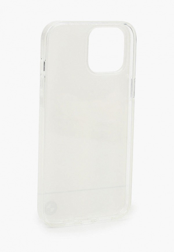 BMW Чехол для iPhone - 12 Pro Max (6.7), Signature PC/TPU Blue line Printed logo White - фото 2
