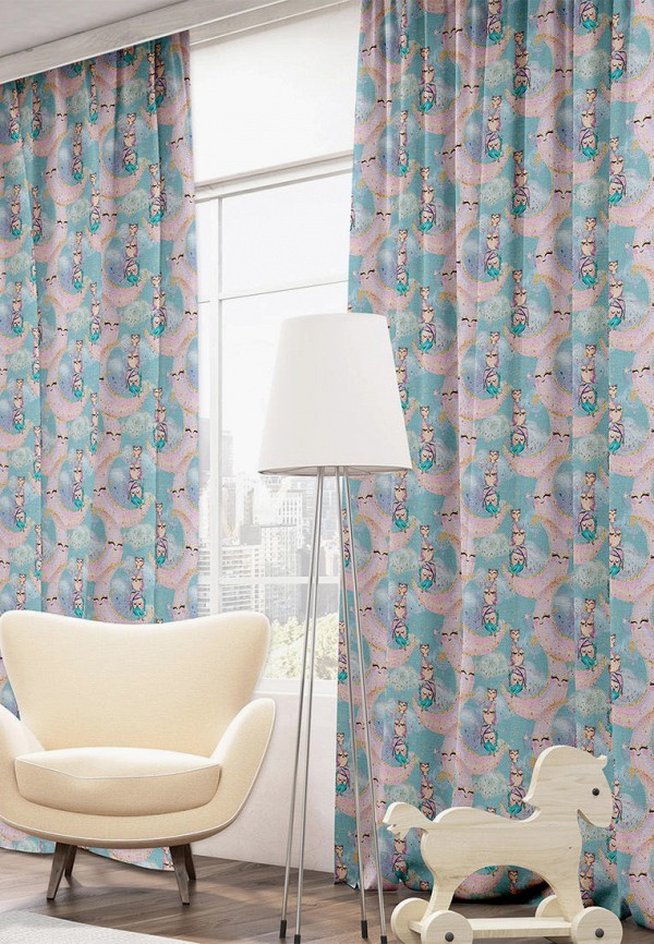 Juno Шторы - 145х270 (2 шт) "Sleep owls" - фото 1