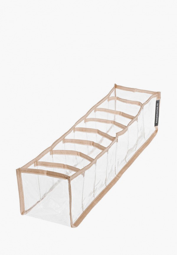 Органайзер для хранения Всё на местах 40х10х10 см, 8 ячеек, Бежевый ...