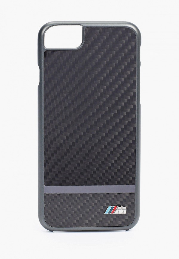BMW Чехол для iPhone - 8 / SE 2020, M-Collection Matte stripe Carbon/Aluminium Gunmetal - фото 1