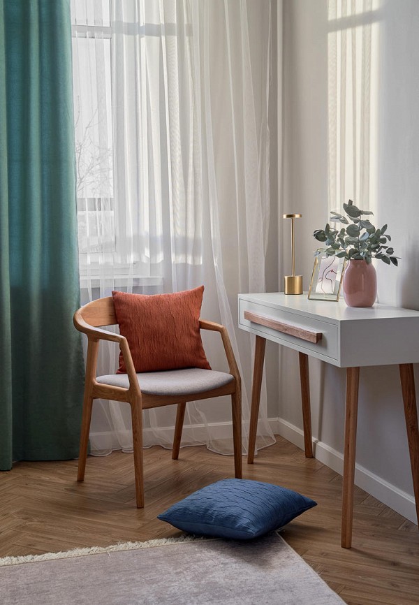 Moroshka Подушка декоративная - жатая фактура ткани Nord 40x40 см - фото 4