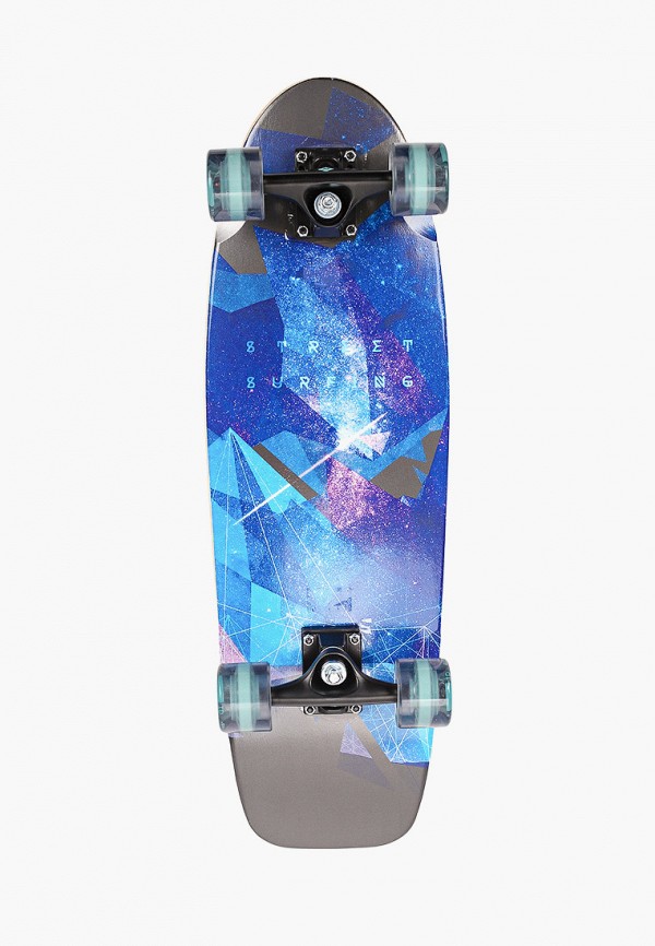 Street Surfing Скейтборд - Cruiser kicktail 28``, космическая линия р. 0 - фото 2