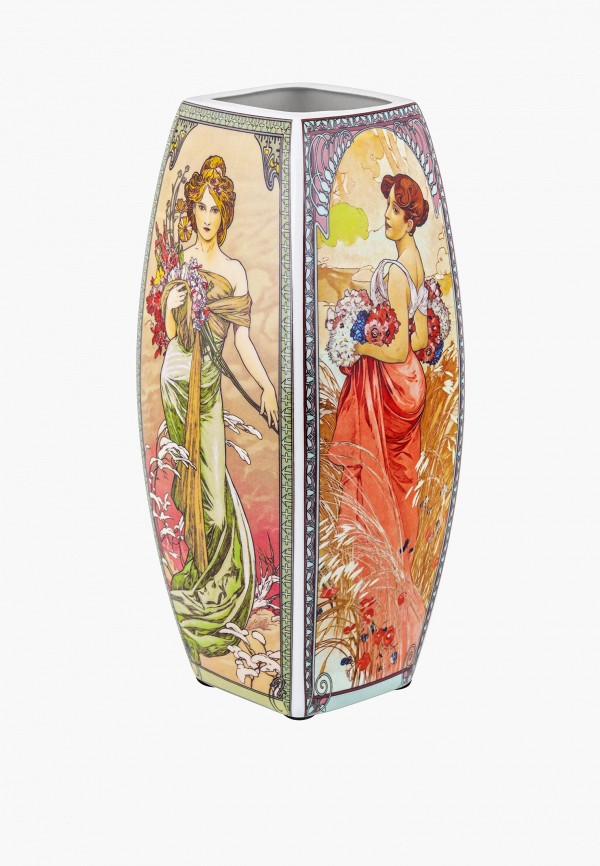 Elan Gallery Ваза - 3 л 12,5х12,5х28 см Времена года - фото 1